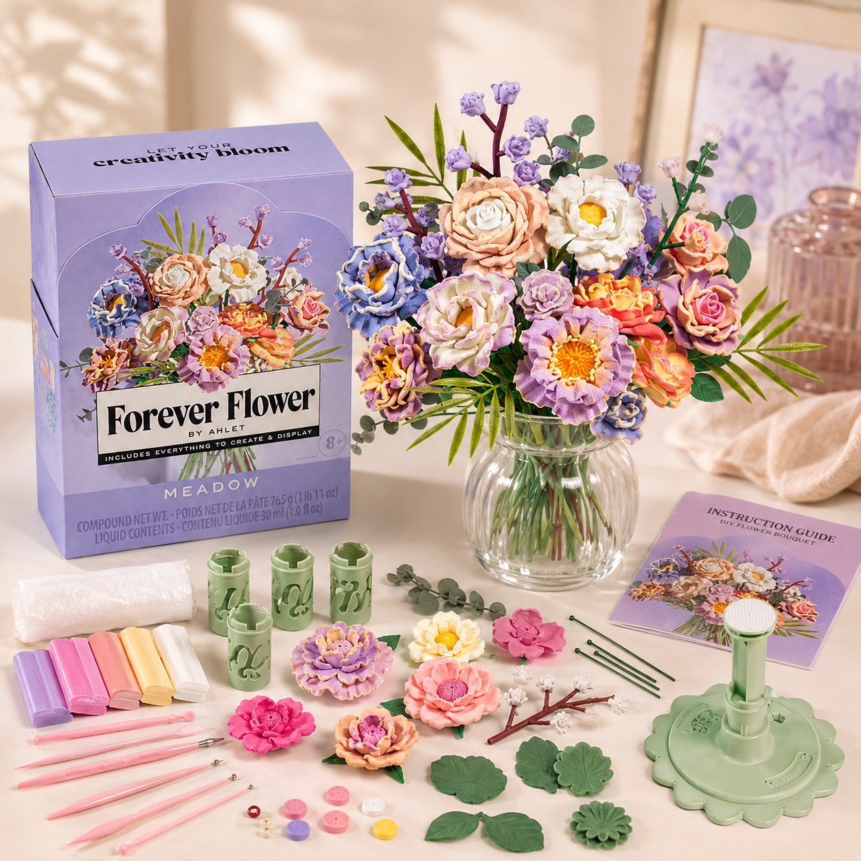 ✨💐 DIY Forever Bloom Bouquet Kit – Create, Relax & Enjoy