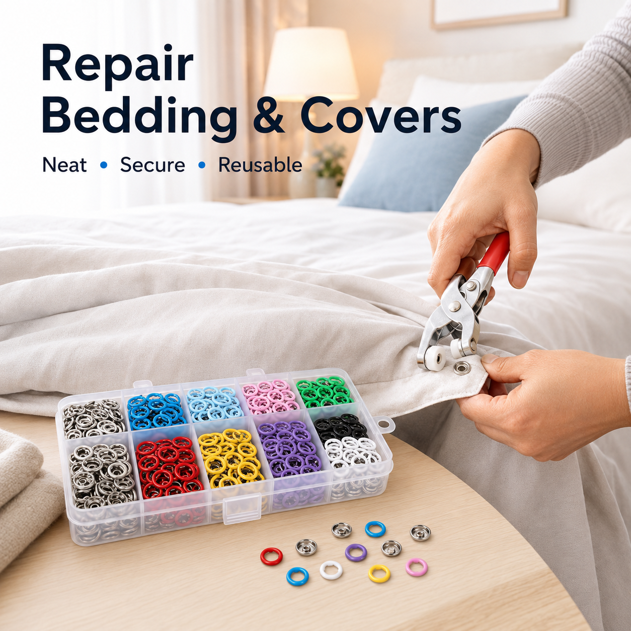 💥 HOT SALE 49% OFF🧰 100PCS Metal Buckle Repair Kit