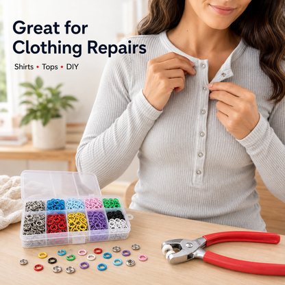 💥 HOT SALE 49% OFF🧰 100PCS Metal Buckle Repair Kit