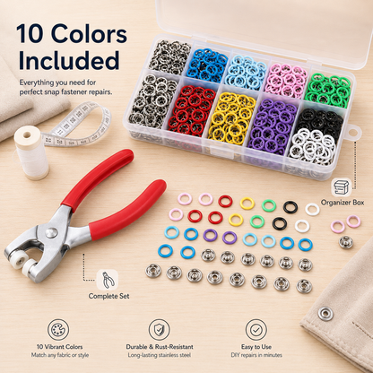 💥 HOT SALE 49% OFF🧰 100PCS Metal Buckle Repair Kit