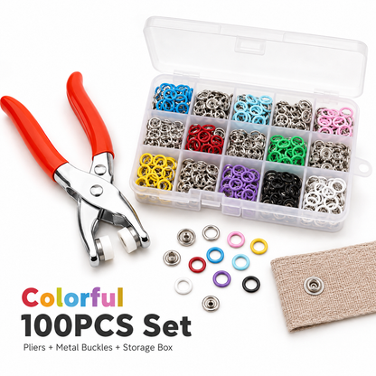 💥 HOT SALE 49% OFF🧰 100PCS Metal Buckle Repair Kit