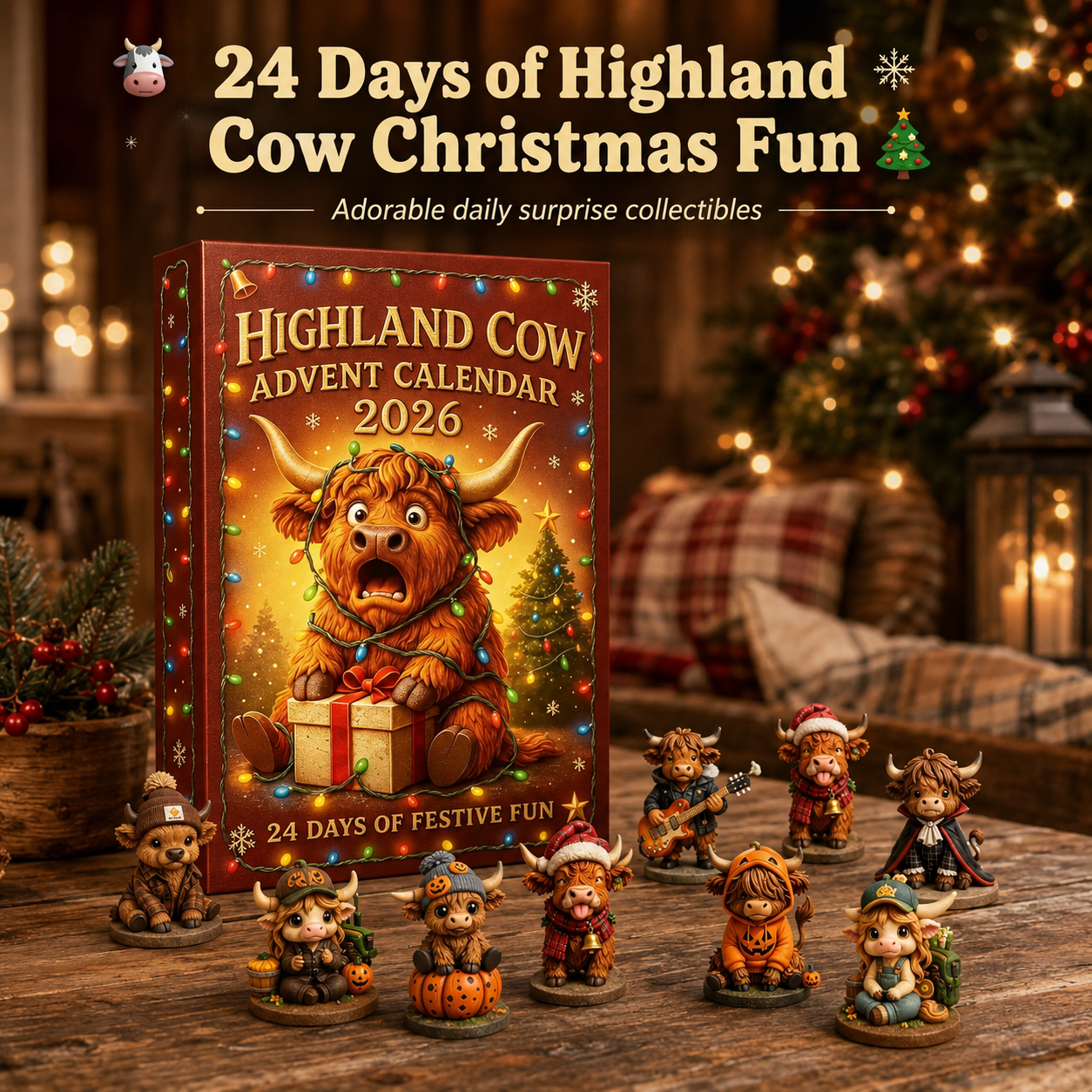 🎄🐮Highland Cow Advent Calendar 2026