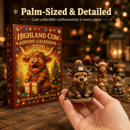 🎄🐮Highland Cow Advent Calendar 2026