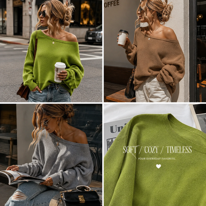✨ TODAY ONLY 50% OFF🌸Modern Drop-Shoulder Sweater
