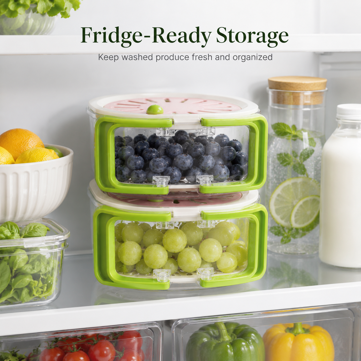 🔥 50% OFF TODAY🍓 2-in-1 Fruit Wash & Storage Basket