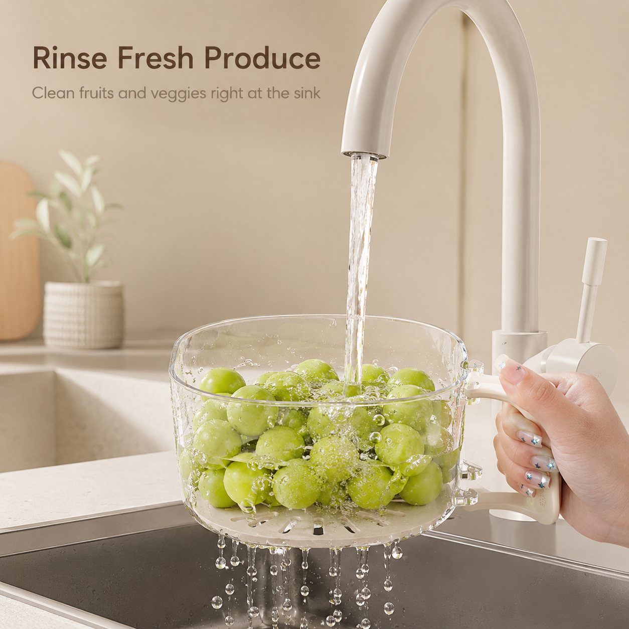 🔥 50% OFF TODAY🍓 2-in-1 Fruit Wash & Storage Basket