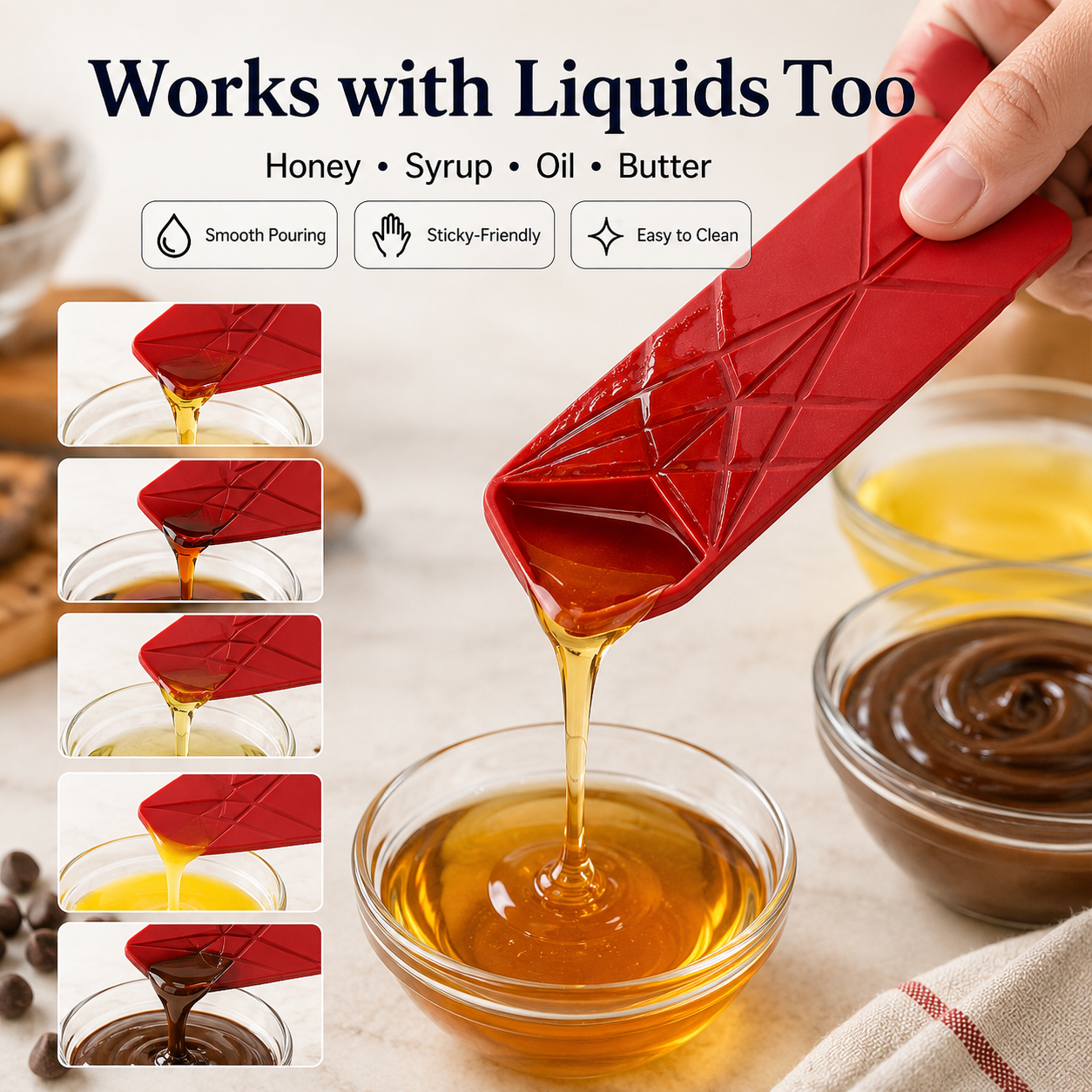 🍳 3-in-1 Kitchen Measuring Spoons – Fold, Measure & Store