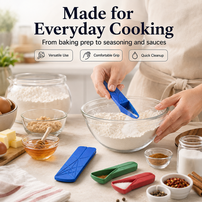 🍳 3-in-1 Kitchen Measuring Spoons – Fold, Measure & Store