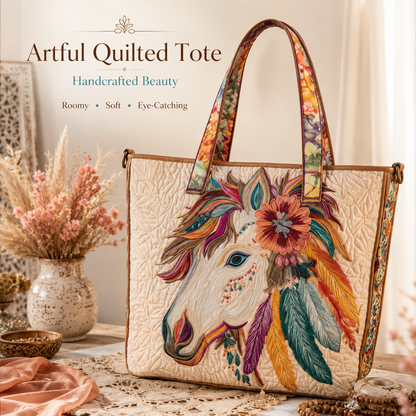 🌄 Western Heritage Tote Bag – Rustic Boho Style