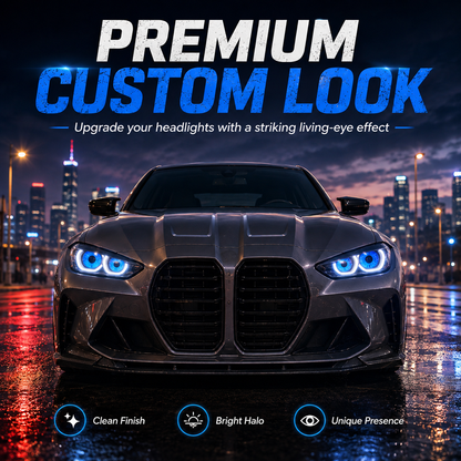 👁️ Demon Eye RGB Headlight Kit – Animated Iris Car Lighting Upgrade