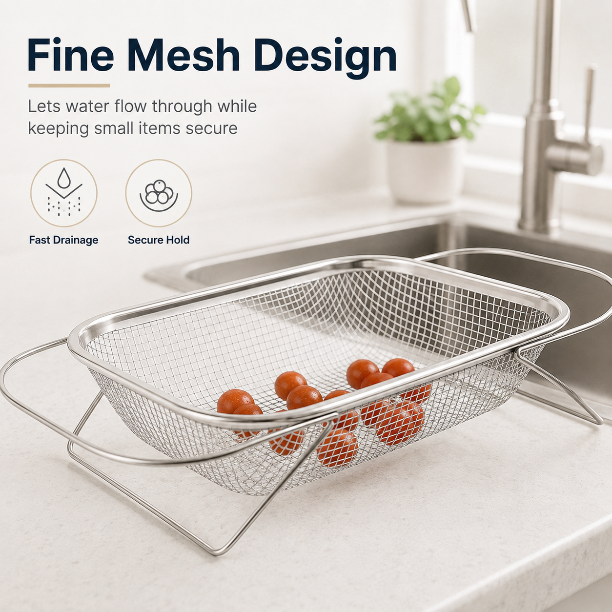 🔥50% OFF TODAY💦 Expandable Over-the-Sink Strainer Basket