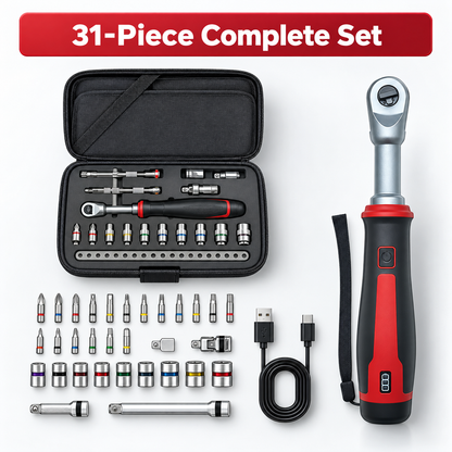 ⚡ 400 RPM Slim Electric Ratchet Wrench – Built for Tight Spaces