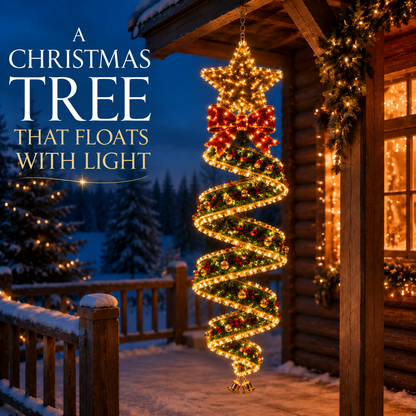 🎄 50% OFF Hanging Christmas Spiral Lights – 3 Festive Holiday Designs ✨
