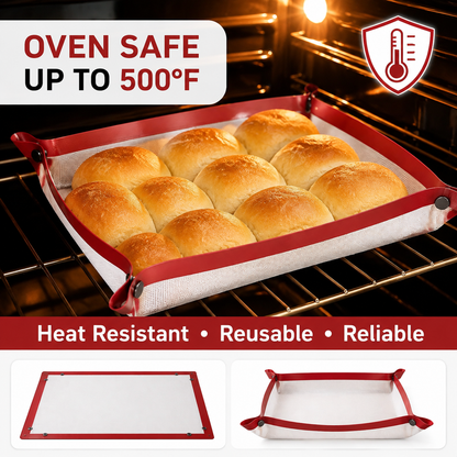 Full Size Silicone Baking Mat with Snap Lock Edges