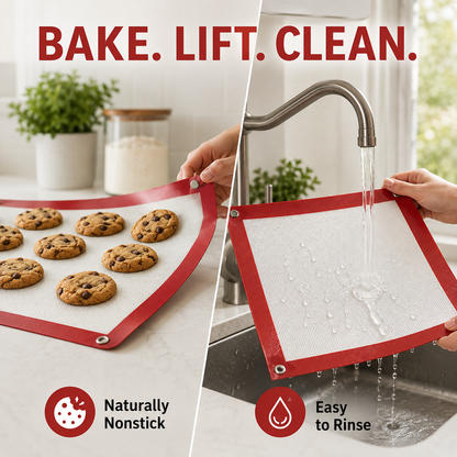 Full Size Silicone Baking Mat with Snap Lock Edges