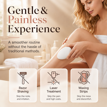 ✨ Crystal Hair Eraser – Reusable Hair Removal & Exfoliation