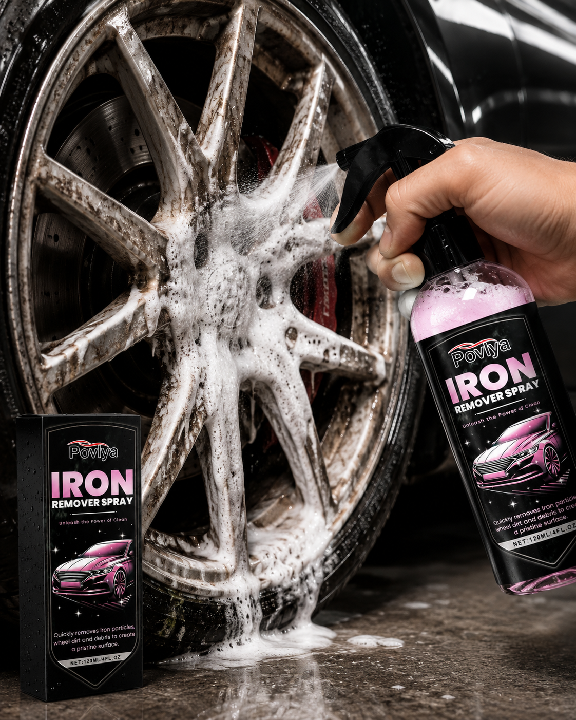 🔥50% OFF TODAY🚗2-in-1 Rust Cleaner Kit – Spray, Blast & Restore