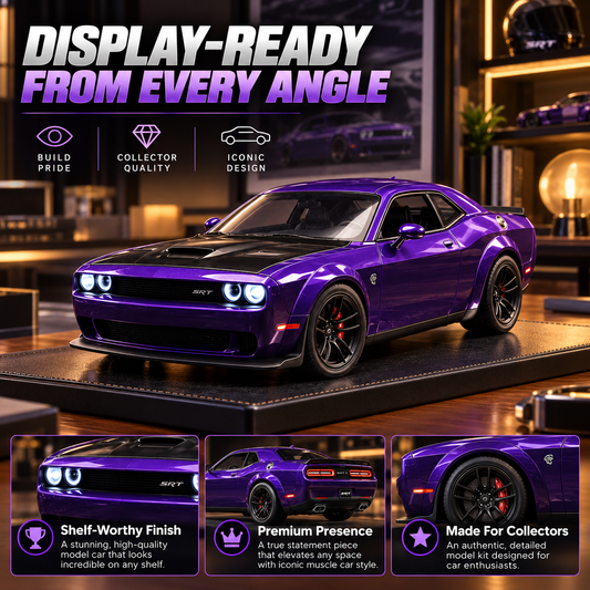 🏎️ Premium DIY American Muscle Car Model Kit