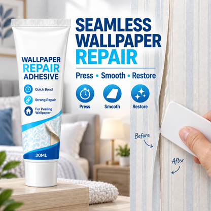🧱 Wallpaper Repair Adhesive Kit – Seam & Edge Repair Glue ✨