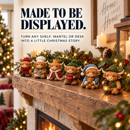 🐮 24-Day Highland Cow Advent Calendar – 24 Mini Collectible Surprises