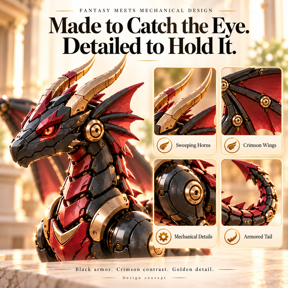 🔥LAST DAY 49% OFF -🐉 Mechanical Dragon Egg – Epic Armored Dragon & Fantasy Collectible ✨