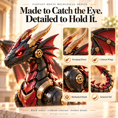🔥LAST DAY 49% OFF -🐉 Mechanical Dragon Egg – Epic Armored Dragon & Fantasy Collectible ✨