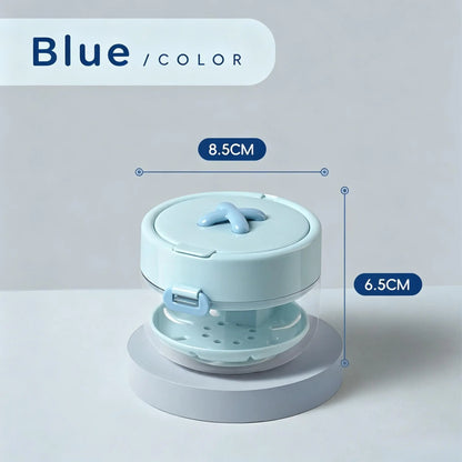 3-in-1 Retainer Soak Case with Drain Tray. Mirror & Cleaning Brush for Aligners & Dentures