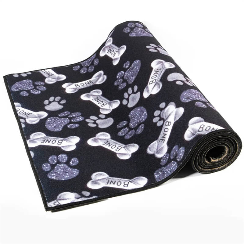 Washable Pet Paw Runner Rug - Non-Slip & Pet-Friendly