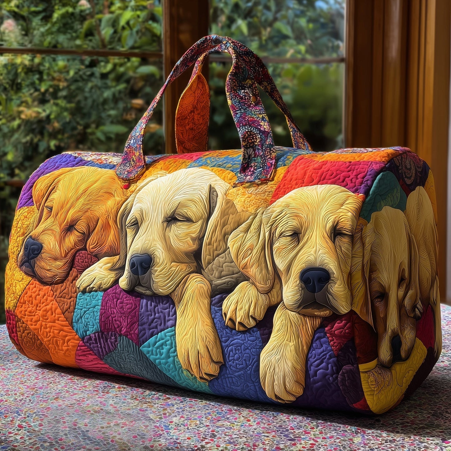 Labrador Quilted Duffle Bag GFTOMA3541