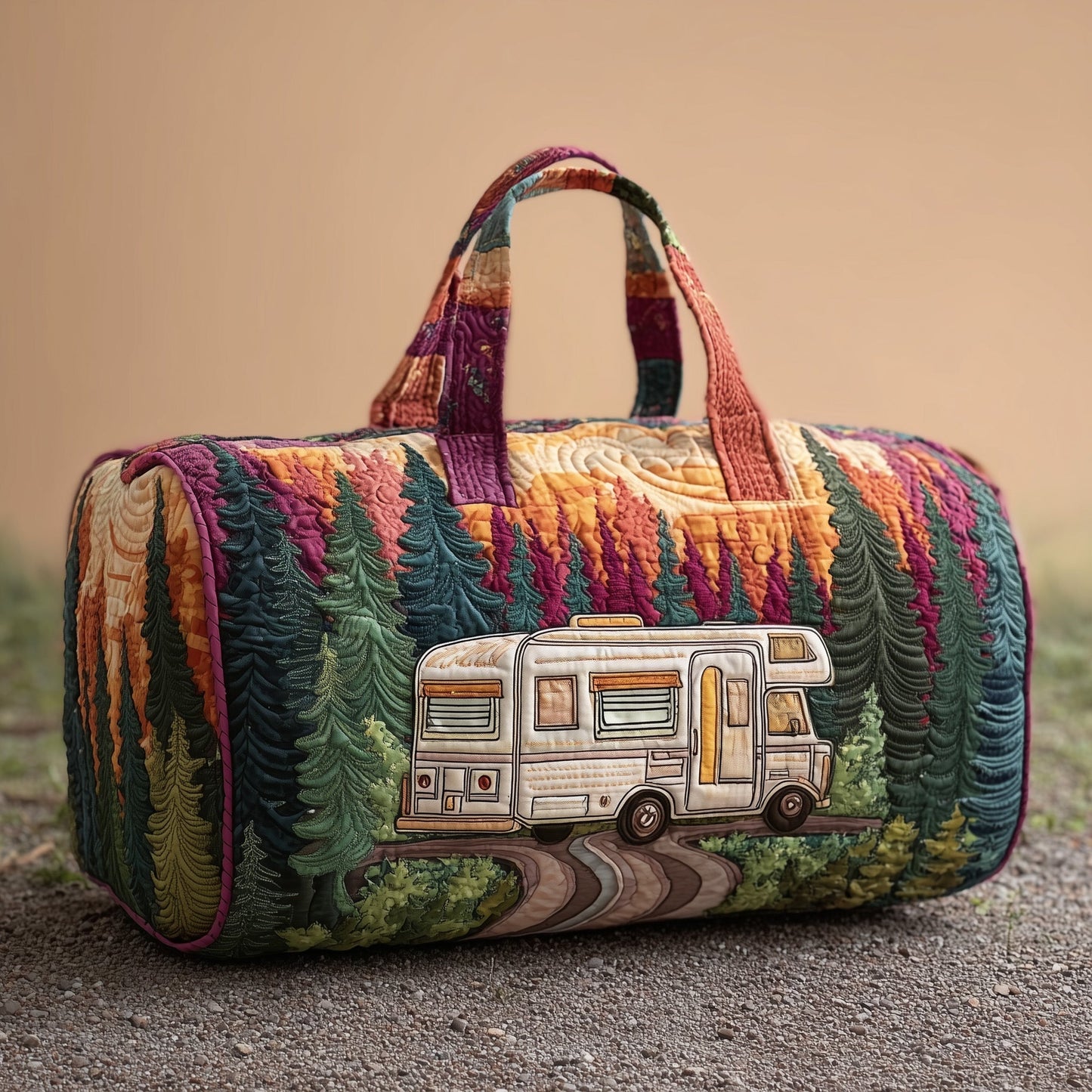 Forest Adventure Quilted Duffle Bag GFTOMA4009