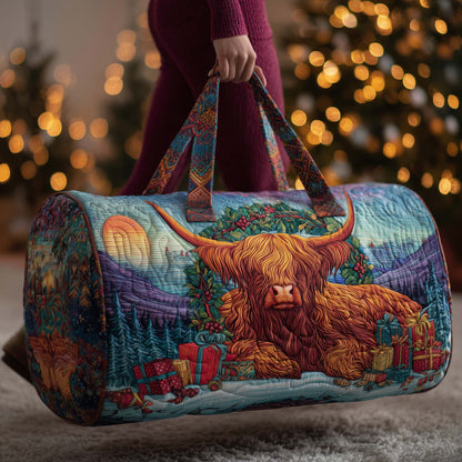 Farmstead Cow Quilted Duffle Bag GFTOMA7787