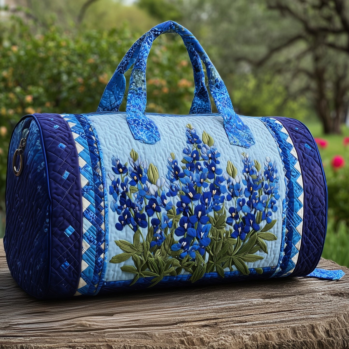 Bluebonnet Charm Quilted Duffle Bag GFTONL5680