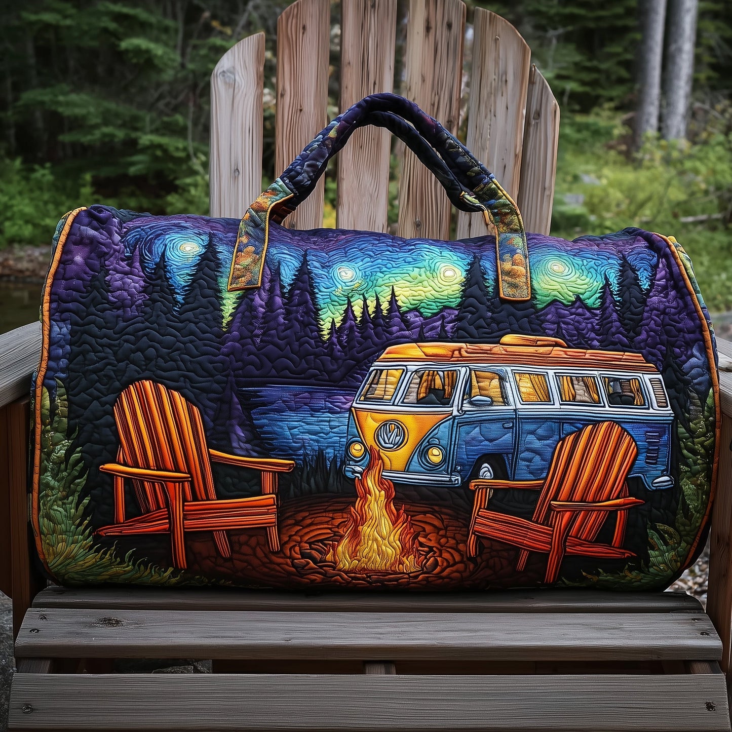 Campsite Trip Quilted Duffle Bag GFTONT2499