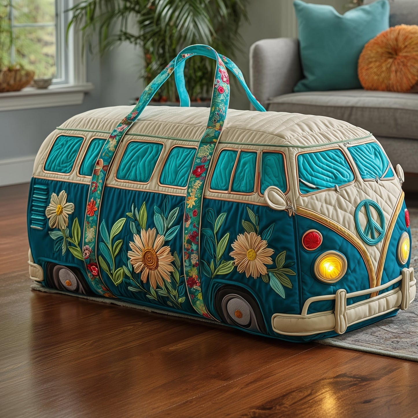 Hippie Van Quilted Duffle Bag GFTONT3520
