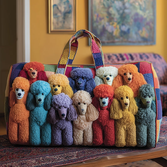 Poodle Quilted Duffle Bag GFTOTP10827