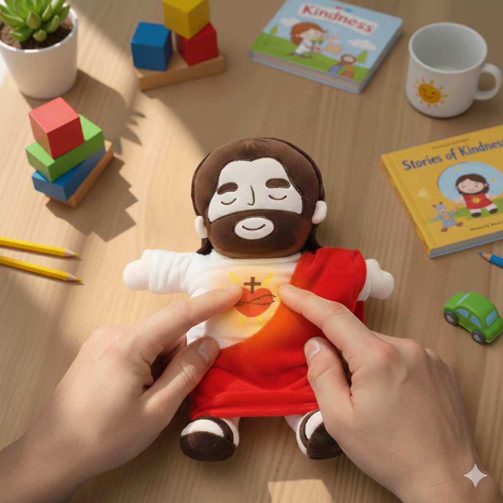 🔥Last Day 49% OFF - 💕🎁Soft Breathing Jesus Plush