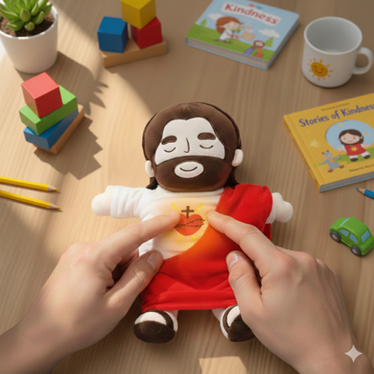 🔥Last Day 49% OFF - 💕🎁Soft Breathing Jesus Plush