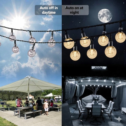 🔥Last Day Special Sale 70% OFF - Smart Auto-Sensing LED Outdoor String Lights