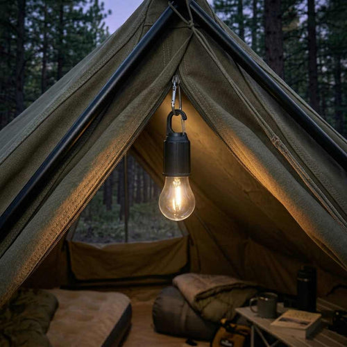 Rechargeable LED Camping Lantern 2.5 Hour Run Time with Hanging Clip