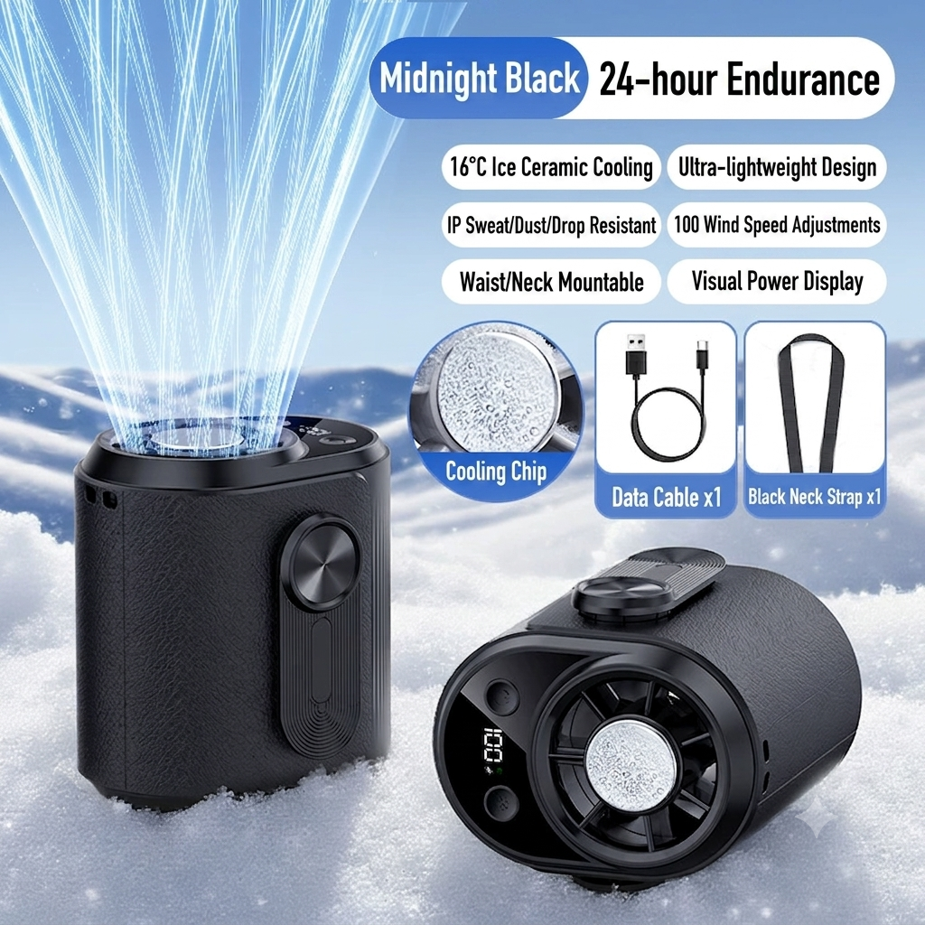 🔥HOT SALE 50% OFF🌀Car Clip Fan with 360° Rotation & USB Rechargeable