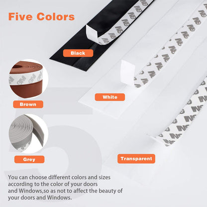 🚪 Self-Adhesive Door & Window Weather Stripping Seal Tape ❄️