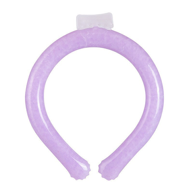 ❄️ Reusable Cooling Neck Ring | Hands-Free Portable Ice Neck Cooler for Summer Outdoor Sports Travel Camping Gardening