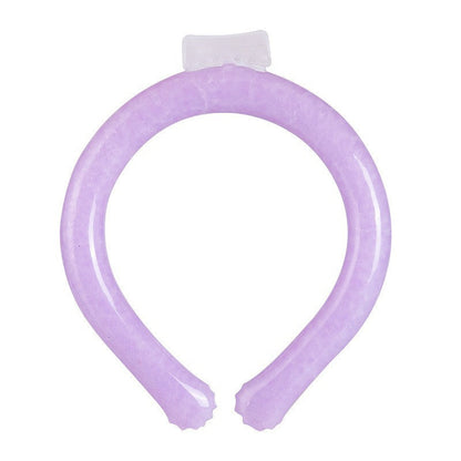❄️ Reusable Cooling Neck Ring | Hands-Free Portable Ice Neck Cooler for Summer Outdoor Sports Travel Camping Gardening