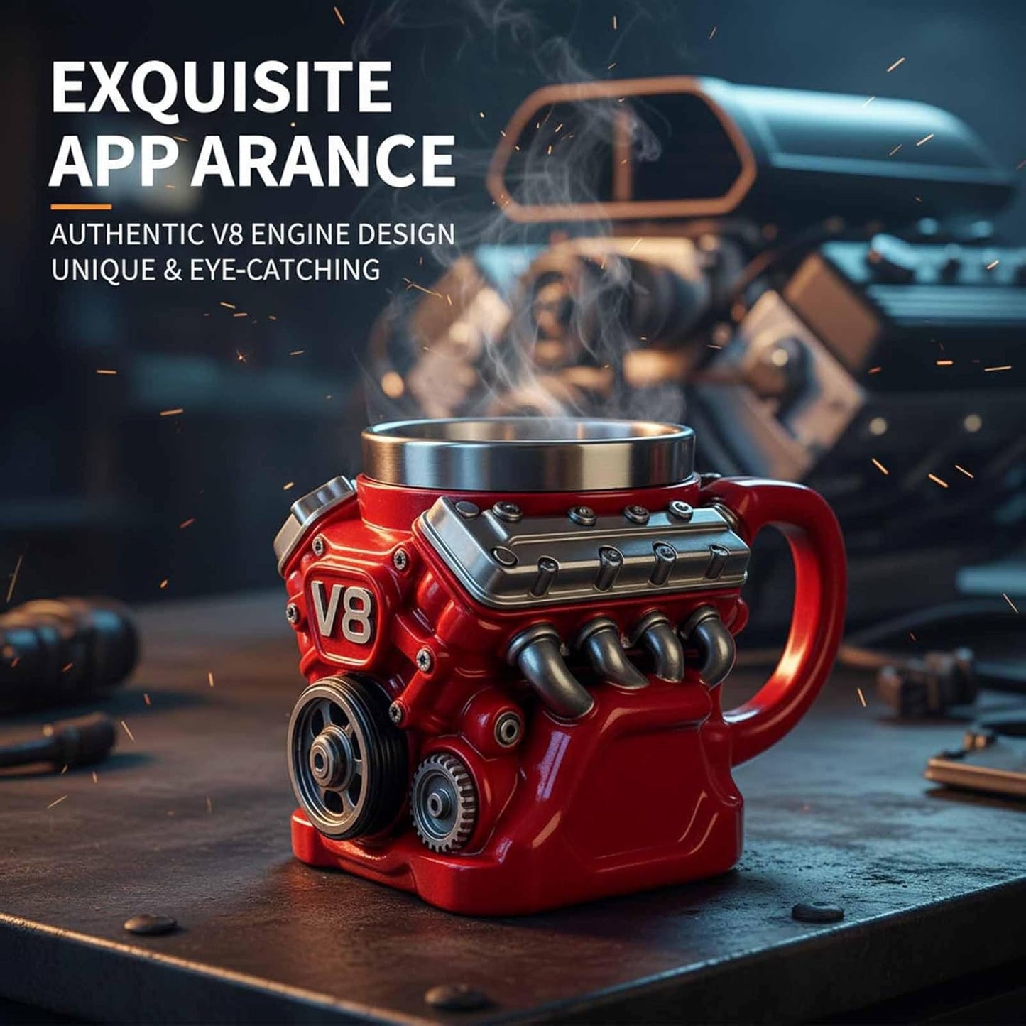 🔥2026 Hot Sale 🚘️Ultimate  Engine Theme Gift Mug · The Dream Choice for Car Enthusiasts