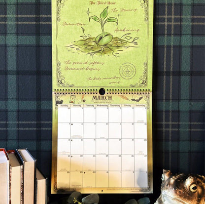 🌙2027 Gothic Weekly Planner – Waiting for the Night Moon & Witchy Organizer ✨