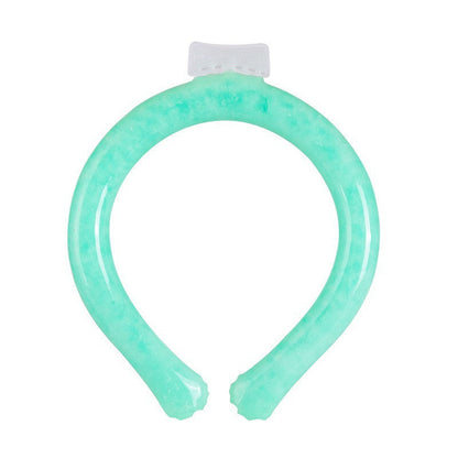 ❄️ Reusable Cooling Neck Ring | Hands-Free Portable Ice Neck Cooler for Summer Outdoor Sports Travel Camping Gardening