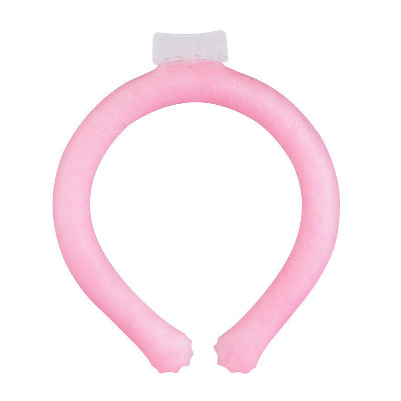 ❄️ Reusable Cooling Neck Ring | Hands-Free Portable Ice Neck Cooler for Summer Outdoor Sports Travel Camping Gardening