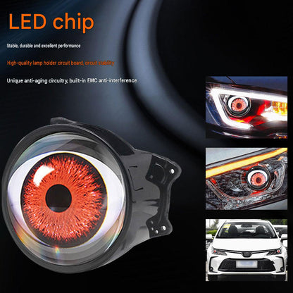 👁️ Demon Eye RGB Headlight Kit – Animated Iris Car Lighting Upgrade