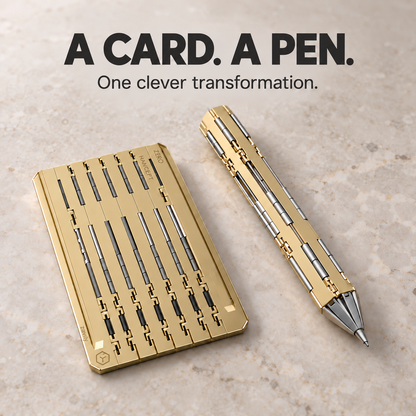 🎄 50% OFF ✨Hancept Zero MK II – Transforming Folding Card Pen Gift Set🎁