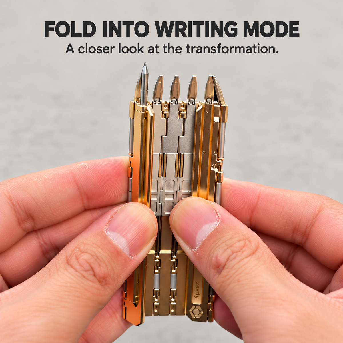 🎄 50% OFF ✨Hancept Zero MK II – Transforming Folding Card Pen Gift Set🎁